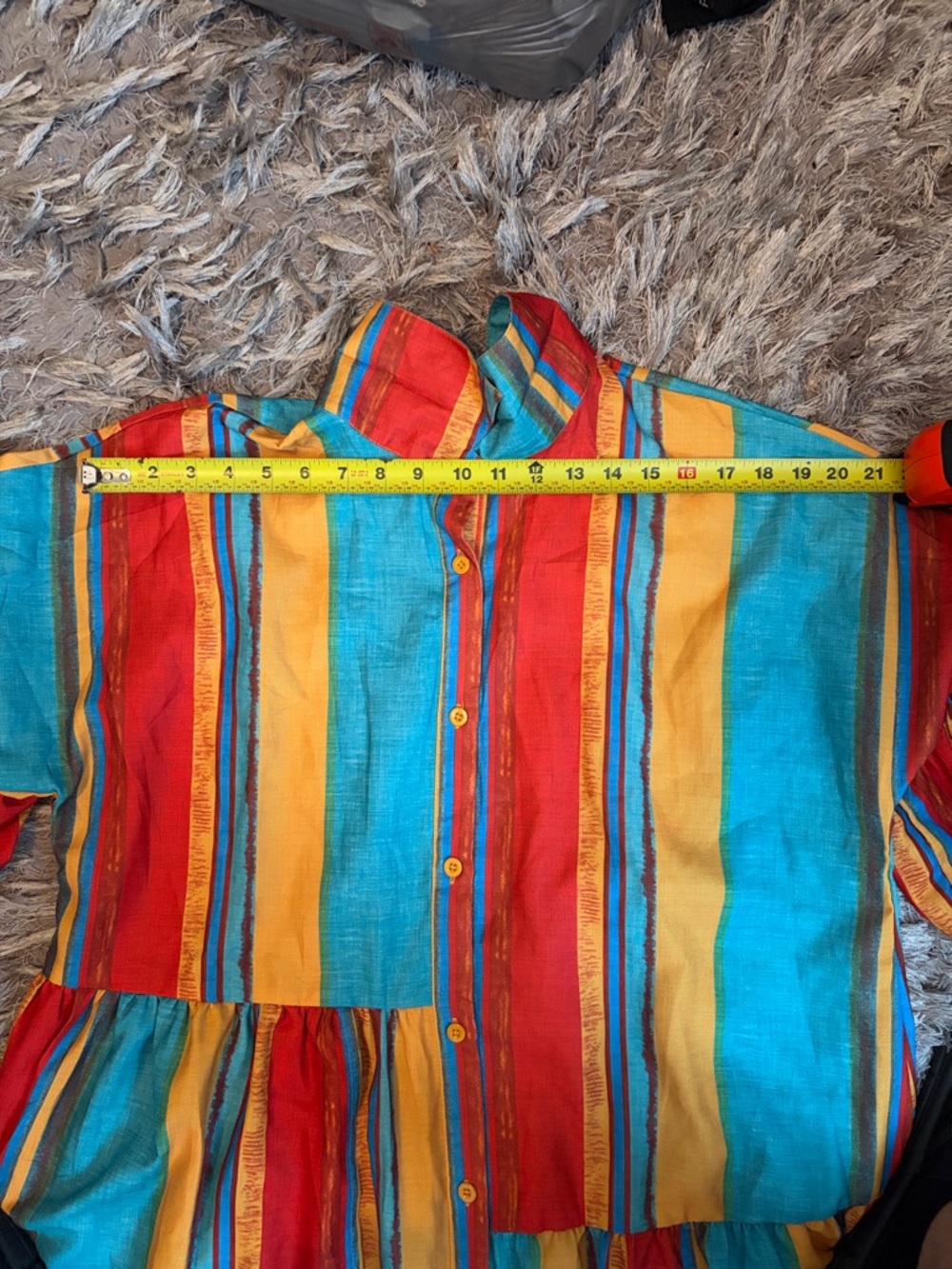 Colorful Striped Maxi Dress - Picture 9 of 9